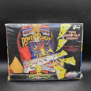 NEW VINTAGE 1994 MIGHTY MORPHIN POWER RANGERS TWIN SHEET SET